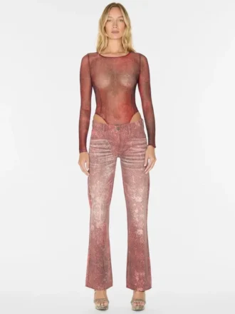 Printed Straight Pant