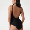 Quattro G Rhinestone One-Piece Swimsuit