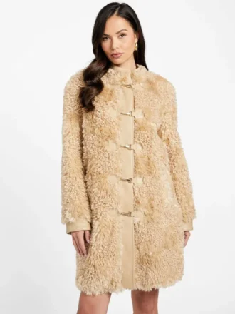 Rachel Faux-Fur Midi Coat