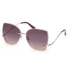 Raelynn Square Rimless Sunglasses
