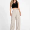 Raquel Lace-Trim Seamless Crop Top