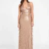 Raya Feathered Gown