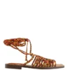 Rayana Strappy Lace-Up Sandals