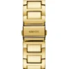 Rhinestone Gold-Tone Multifunction Watch