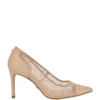 Rhinestone Mesh Pumps