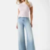Rhinestone Quattro G Mock-Neck Tee
