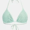 Rhinestone Triangle Bikini Top