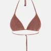 Rhinestone Triangle Bikini Top