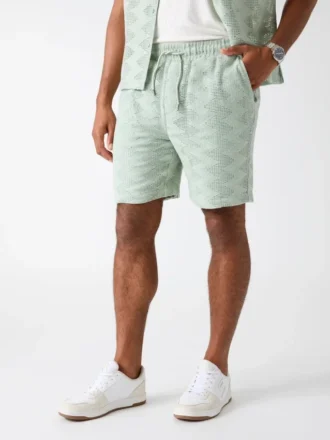 Rib-Knit Shorts