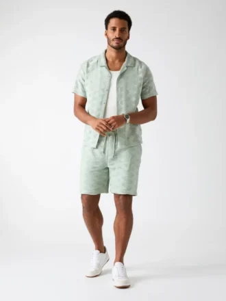 Rib-Knit Shorts