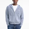 Ribbed Full-Zip Hoodie