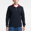 Ribbed Quarter Zip Pullover