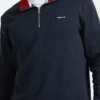Ribbed Quarter Zip Pullover
