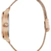 Rose Gold-Tone Analog Logo Watch
