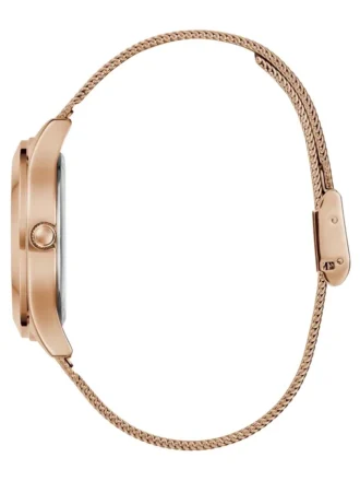 Rose Gold-Tone Analog Logo Watch