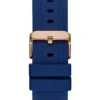 Rose Gold-Tone and Blue Multifunction Watch