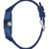 Rose Gold-Tone and Blue Silicone Multifunction Watch