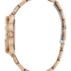 Rose Gold-Tone and Pink Analog Watch