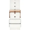 Rose Gold-Tone and White Multifunction Watch