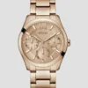 Rose Gold-Tone Multifunction Watch
