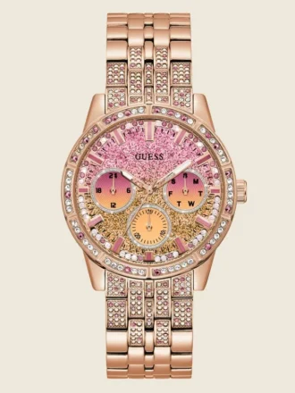 Rose Gold-Tone Multifunction Watch