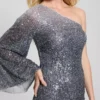 Samantha One-Shoulder Sequin Dress