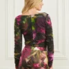 Sandy Printed Gathered Top