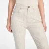 Sarah Monogram Flared Denim Pant
