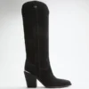 Sashan Suede Knee-High Boots
