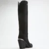 Sashan Suede Knee-High Boots