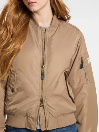 Satin Flight Jacket