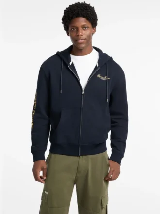 Script Zip Hoodie