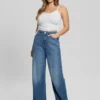 Shirr Eyelash Drawstring Cami