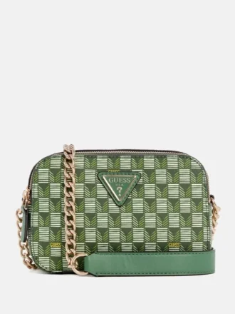 Signature Faux-Leather Camera Crossbody