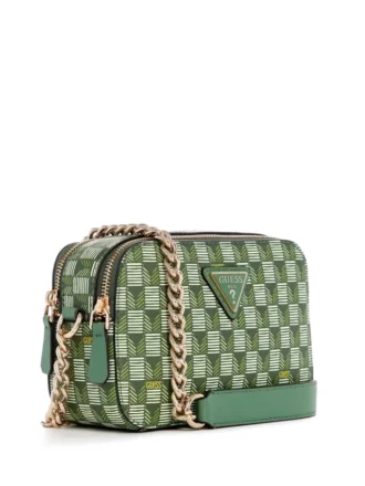 Signature Faux-Leather Camera Crossbody