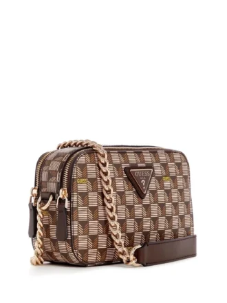 Signature Faux-Leather Camera Crossbody