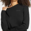 Silk and Wool-Blend Crew Logo Sweater