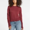 Silk and Wool-Blend Crew Logo Sweater