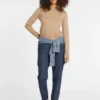 Silk and Wool-Blend Crew Logo Sweater