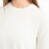 Silk and Wool-Blend Crew Logo Sweater
