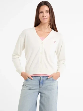 Silk and Wool-Blend Mini Triangle Cardigan