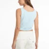 Silk and Wool-Blend Scoop Logo Sweater Tank