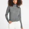 Silk and Wool-Blend Turtleneck Logo Sweater