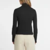 Silk and Wool-Blend Turtleneck Logo Sweater