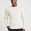 Silk-Blend Chevron Sweater