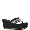 Silus Pearl Wedge Sandals