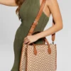Silvana Chevron Tote