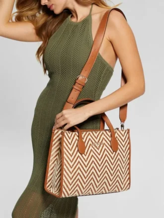 Silvana Chevron Tote