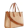 Silvana Chevron Tote