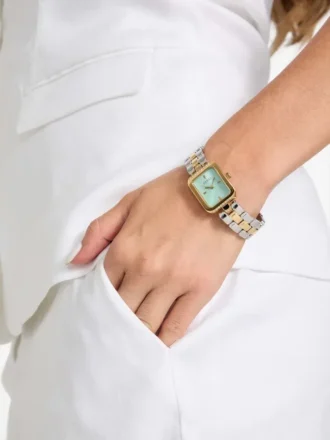 Silver and Gold-Tone Analog Watch